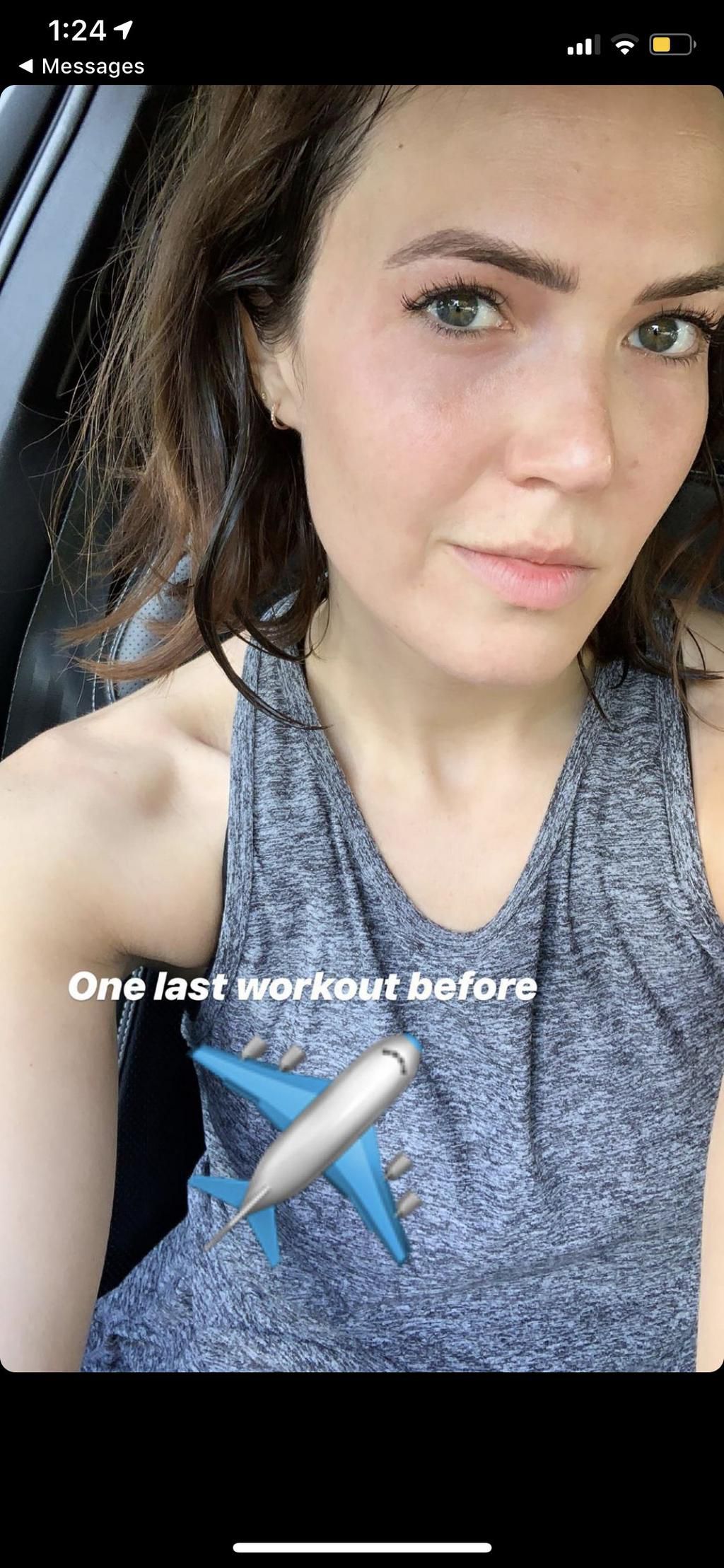 Mandy Moore Shares No-Makeup Selfie After Workout