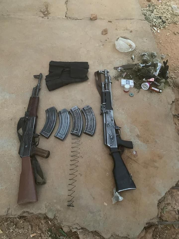Arms recovered from bandits [Facebook/HQ Nigerian Army]