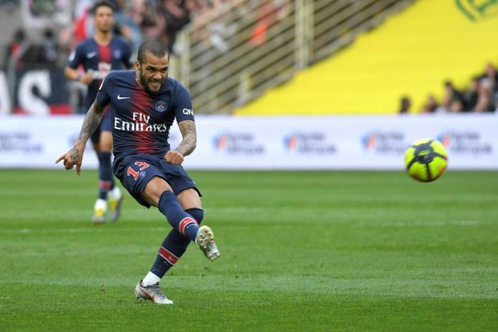 Dani Alves scored for PSG at Nantes in midweek, but a 3-2 defeat saw them miss the chance to wrap up the Ligue 1 title