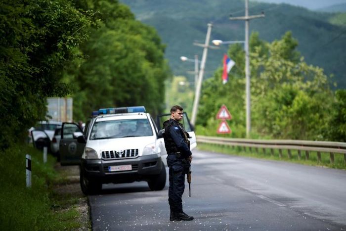 Members of the Kosovo Police Special Unit met armed resistance during early morning raids north Mitrovica