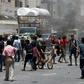 The fighting in Yemen (protesters pictured September 2018) has triggered what the UN describes as the world's worst humanitarian crisis, with 24.1 million people in need of aid