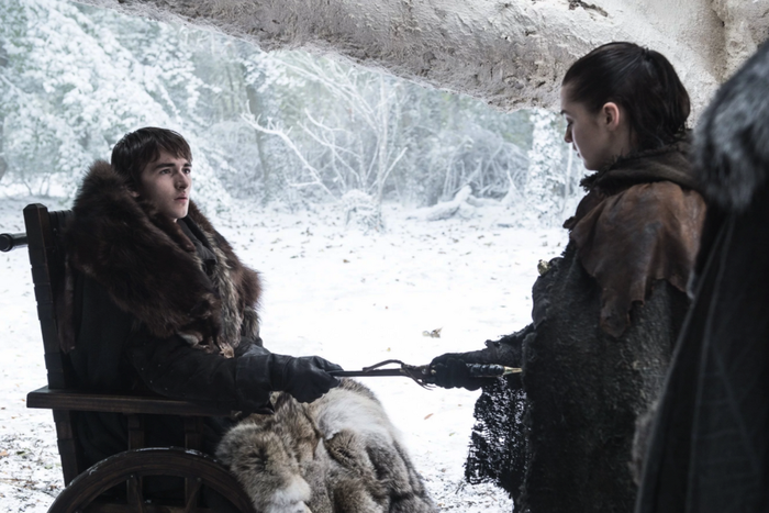 Game of Thrones Bran and Arya season 7