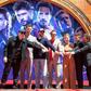 The "Avengers" core team (from L-R): Marvel Studios boss Kevin Feige, actors Chris Hemsworth, Chris Evans, Robert Downey Jr., Scarlett Johansson, Jeremy Renner and Mark Ruffalo