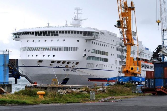 Some 766 passengers from Britain, France, Spain, the United States, China and Poland were on board the Brittany Ferries vessel 'Pont-Aven' when a fire broke out off northwest France