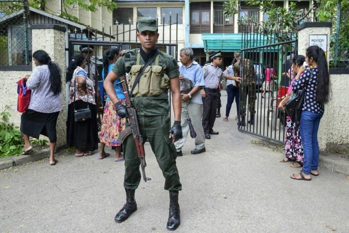 Extra troops and police have been deployed to Negombo and a curfew is in effect