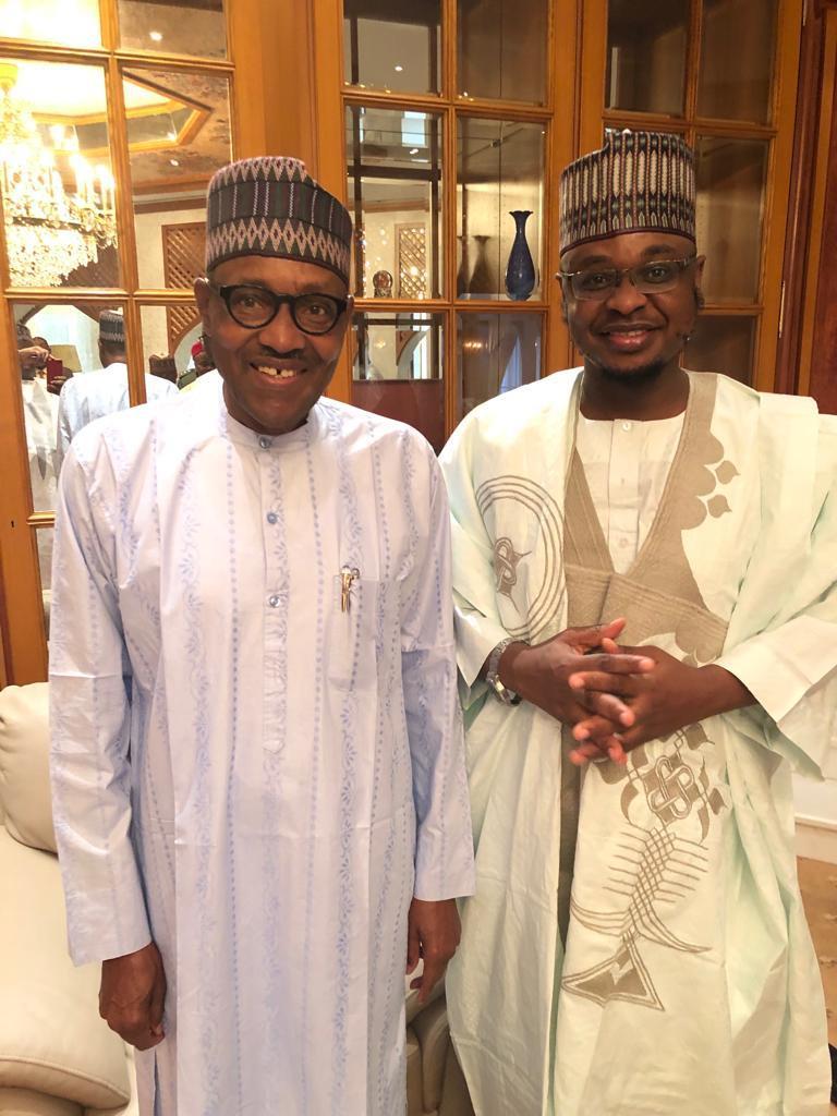 President Muhammadu Buhari and the Director-General of NITDA, Dr Isa Pantami [Twitter/@DrIsaPantami]