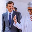 President Muhammadu Buhari holds a closed-door meeting with Emir of Qatar, His Highness Tamim Bin Hamad [Twitter@BashirAhmaad]