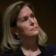 Jennifer Taubert, executive vice president and worldwide chairman of Janssen Pharmaceuticals, a subsidiary of Johnson & Johnson that is accused of deceptively marketing opioid painkillers