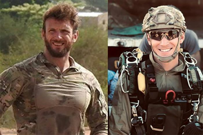 The funeral procession of Cedric de Pierrepont (L) and Alain Bertoncello will roll over the Alexander III bridge in central Paris where ordinary French citizens have been invited to pay their respects