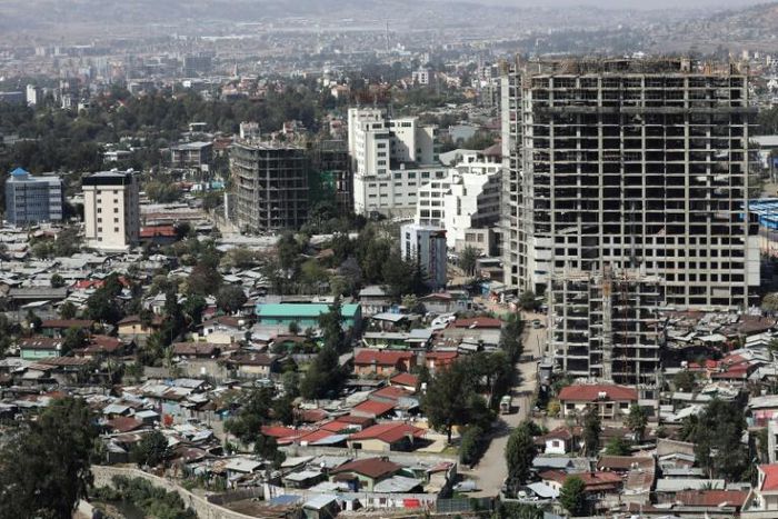 Addis Ababa has become a bustling, fast-changing city where modern buildings have shot up, construction is ever-present and greenery scarce