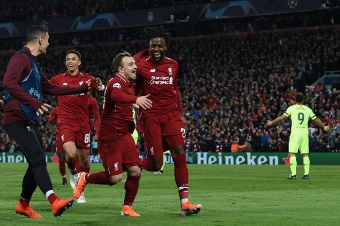 Jurgen Klopp was overcome with emotion after Liverpool's incredible win against Barcelona