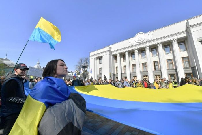 The Ukrainian parliament approved a law that would require the Ukrainian language to be used in official settings across the country, at the expense of Russian