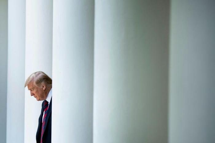 US President Donald Trump at the White House