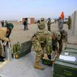 US, Italian and Afghan troops prepare shells during a February 2019 training exercise in Afghanistan's Herat province