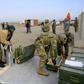 US, Italian and Afghan troops prepare shells during a February 2019 training exercise in Afghanistan's Herat province