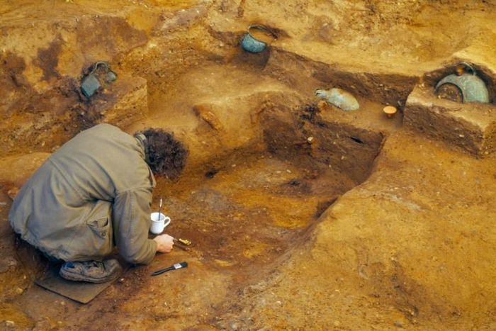 British researchers have stumbled onto an Anglo-Saxon burial chamber of a prince whose likes have never before been found in the country