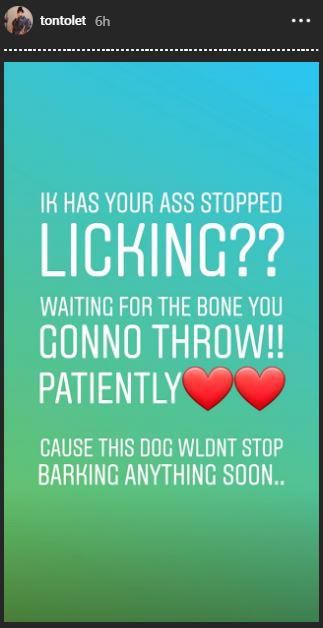 It looks like the beef between Tonto Dikeh and IK Ogbonna might be heading for the worse as she has dragged him again on Instagram [Instagram/TontoDikeh]