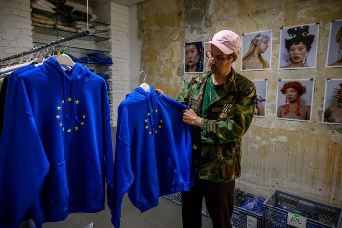 The hooded sweatshirt from a Berlin-based underground label has turned into a must-have fashion accessory for many German candidates in the European elections