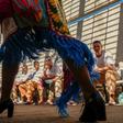 Intricate crochet bodices, cheeky skirts and denim finishes featured in a fashion show at the Adriano Marrey prison outside Sao Paulo