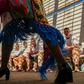 Intricate crochet bodices, cheeky skirts and denim finishes featured in a fashion show at the Adriano Marrey prison outside Sao Paulo