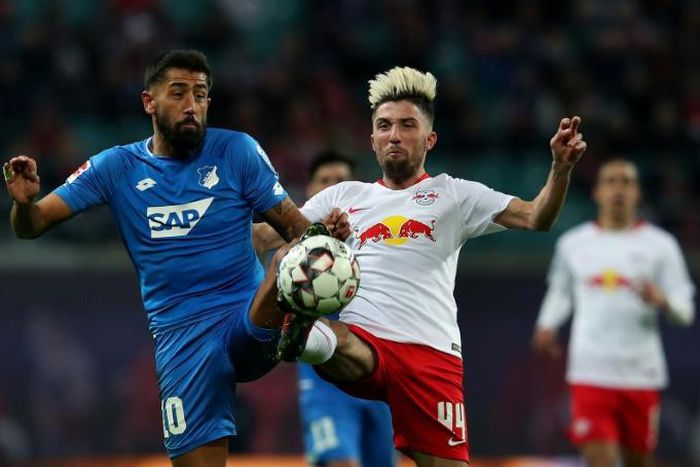 Kerem Demirbay (L) is set to join Leverkusen after impressing in the last three years for Hoffenheim