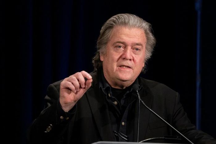 Bannon says he is in France because its election is "by far" the most important of all the European parliament polls in EU member states