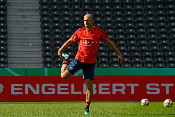 Arjen Robben will play his last game for Bayern Munich in Saturday's German Cup final