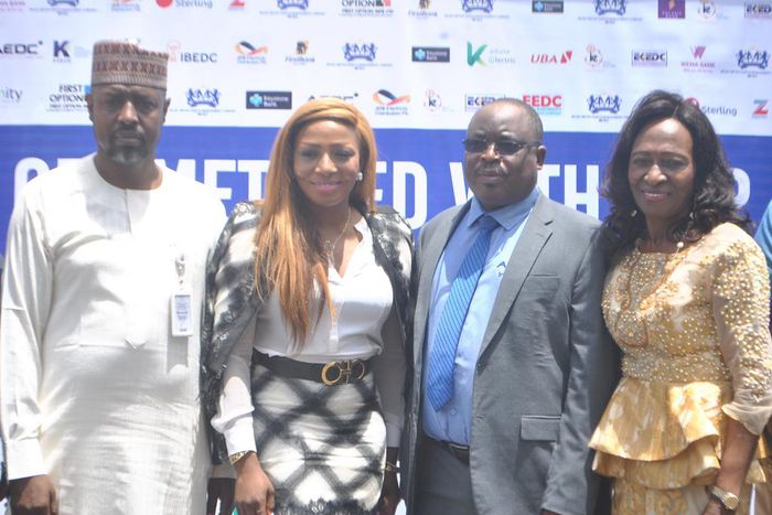 General Manager Finance & Management Services, Nigerian Electricity Regulatory Commission, Shettima Abdulkadir; Chief Executive Officer, Mojec International Limited, Chantelle Abdul; Managing Director, Abuja Electricity Distribution Company, Ernest Mup...