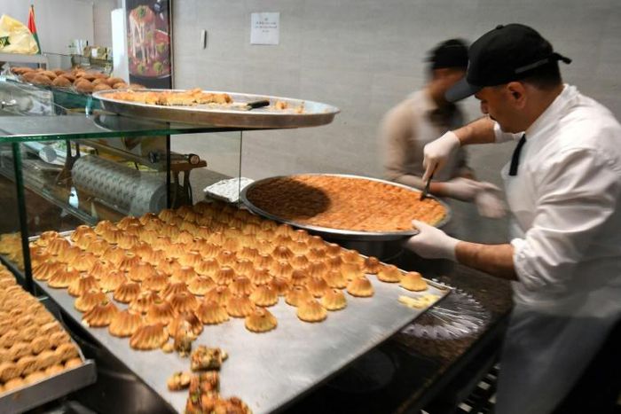The Al-Sultan sweets shop in the Emirati city of Sharjah was founded by Syrian immigrants