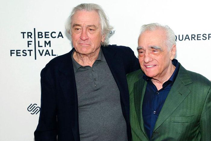 Scorsese and De Niro talk 'The Irishman,' and DiCaprio is in the audience