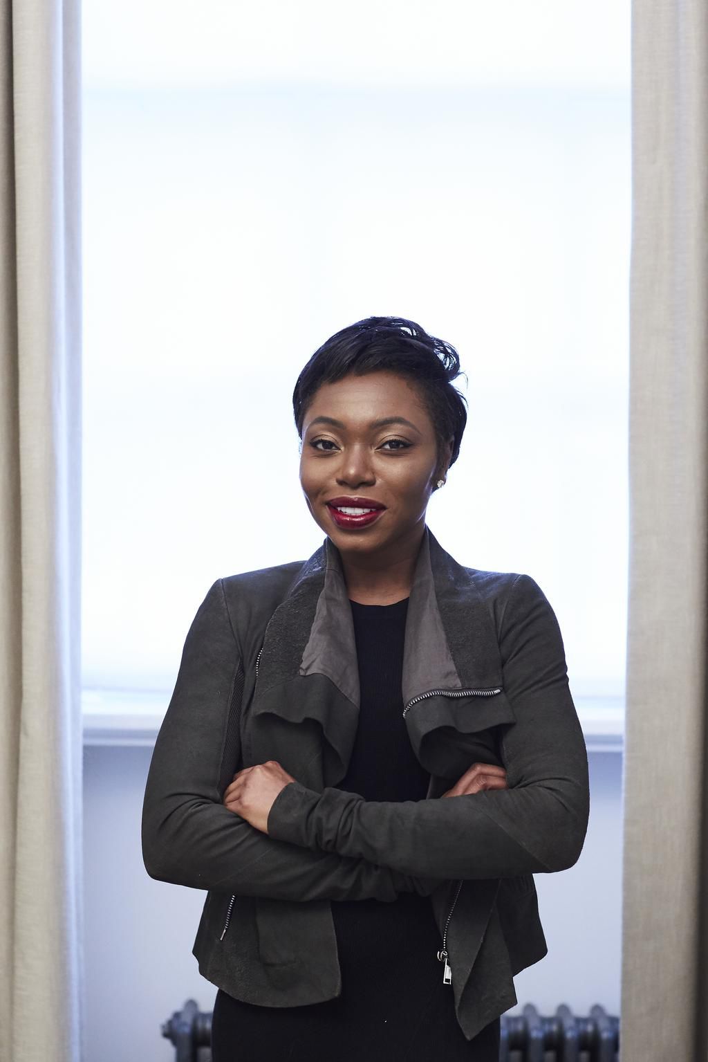 Listed by WWD as one of the 50 most forward-thinking executives shaping the future of the beauty industry, Nigerian born Sharon Chuter is the founder and CEO of UOMA Beauty [Credit: Sharon Chuter]