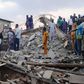 Photo of a collapsed building in Ibadan some months ago - For illustration (PunchNews)