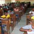 Pupils writing common entrance examination