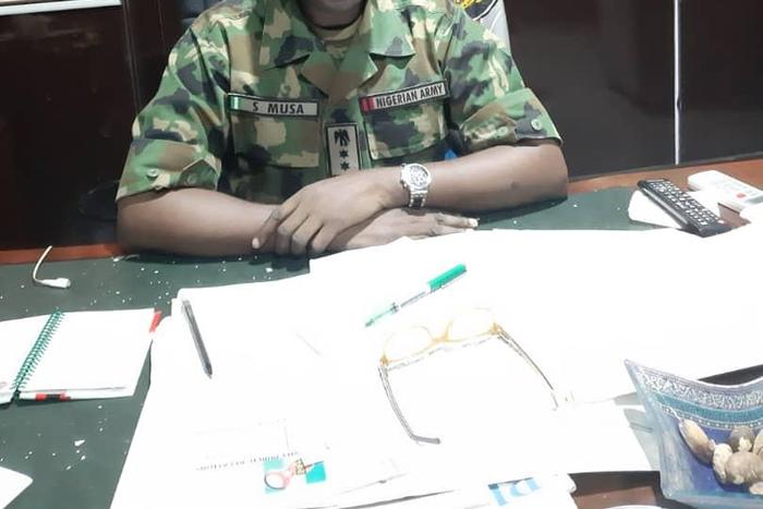 Nigerian Army spokesman Col. Sagir [Twitter/@HQNigerianArmy]