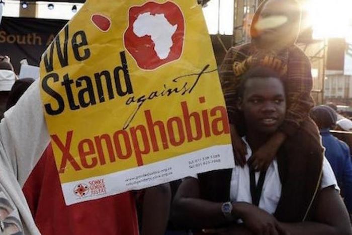 Group stages a protest against xenophobic attacks in South Africa [issafrica]