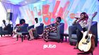 L-R: A cross-section of the panel on artists and record labels from ECHO Music conference 2019; Chidera Muoka, (Editor-In-chief, Guardian Life); Moonchild Sanelly; Aibee Abidoye (Vice President, Chocolate City); Temilade Adeniji (from Warner Music) and...