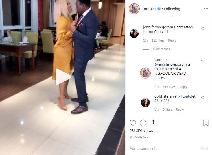 Find out what Tonto Dikeh called her ex-husband on Instagram [Instagram/TontoDikeh]