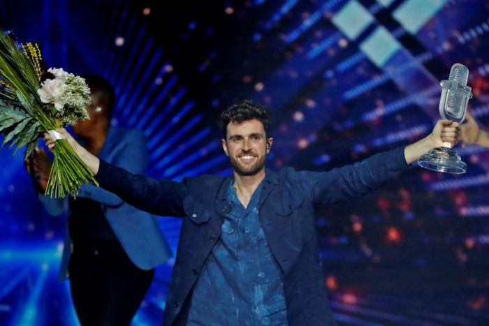 Netherlands' Duncan Laurence beat 25 other Eurovision finalists with his stirring power ballad "Arcade"