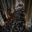 With Notre-Dame sealed off because of the fire damage, French Catholics attended Easter mass in Saint-Eustache church in Paris