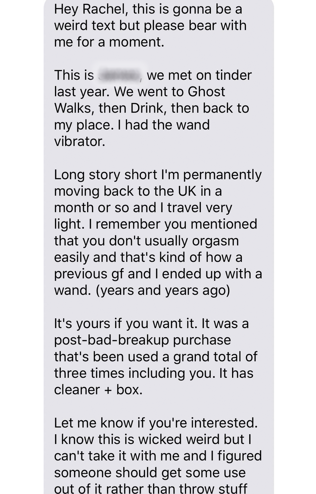 The infamous exchange.