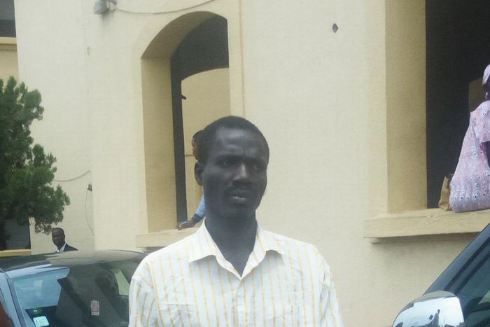 Abiodun Allen leaving an Ikeja High Court after being sentenced to death for killing Wale Allen, his younger brother (NAN)