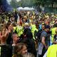 Reims, in the east of France, was one of several cities where people turned out to protest