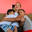Ruth Elizabeth Gomez left her children Dorian (left), 5, and Alejandra, 8, behind in Honduras when she attempted to emigrate to the United States, only to be deported home