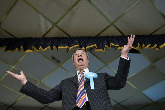 Nigel Farage is channelling Donald Trump's brand of angry populism to help turn British politics on its head