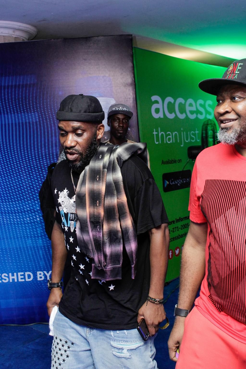 Austin JayJay Okocha and Paulo Okoye at Bovi Man On Fire 4th edition