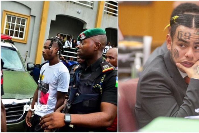 Rappers, Naira Marley and Tekashi 6ix9ine are victims of their own vanity. (Pulse Nigeria)