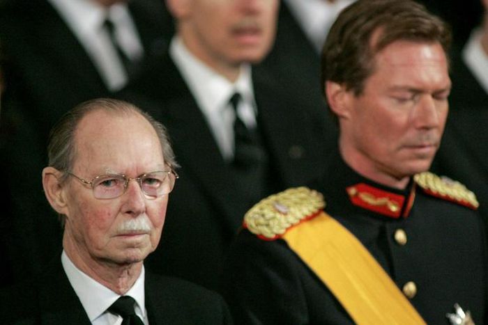 Grand Duke Jean (L) was succeed by his eldest son Henri (R) in 2000