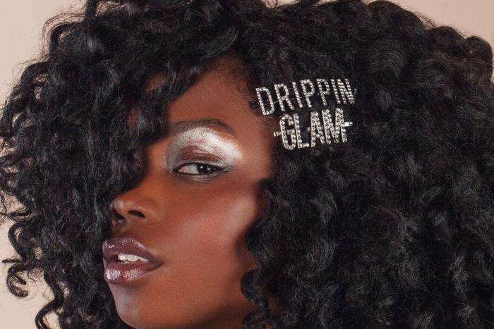 These Kitsch x Justine Marjan collection of hair accesories include on trend graphic hair pins with eye catching rhinestones [Credit: Man Addicts]