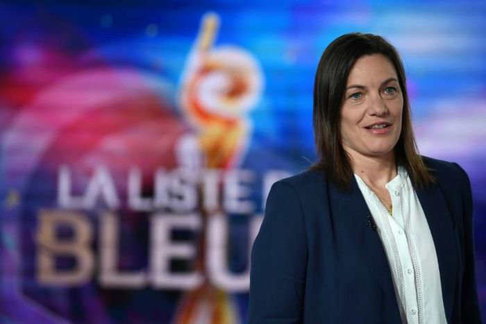 France's coach Corinne Diacre prior to announcing her 23-woman squad for the World Cup