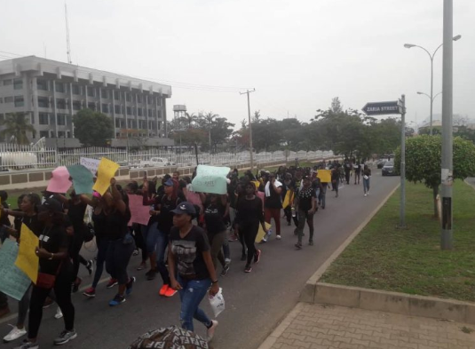 Protesters in Abuja (The Cable)
